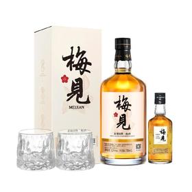 12度750ml原果轻熟梅酒 赠金桂梅见150ml*1+玻璃杯*2【臻选好酒】