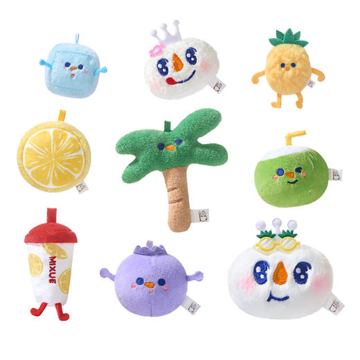 夏季毛绒挂件套装 九件 活力童趣 装饰百搭 商品图7