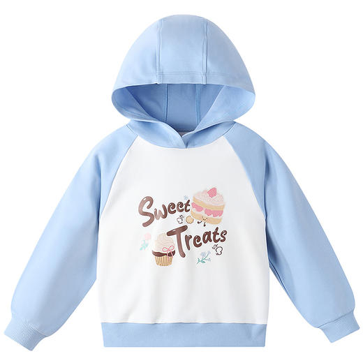 【实体店同款】女童带帽长袖卫衣秋季新款安奈儿童装XG531190 商品图7