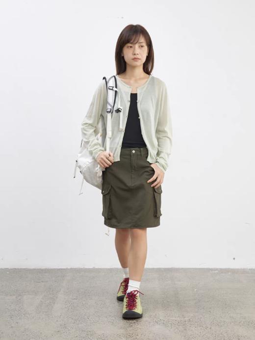 步履不停/5B13278C/醋酸棉圆领针织开衫 商品图4