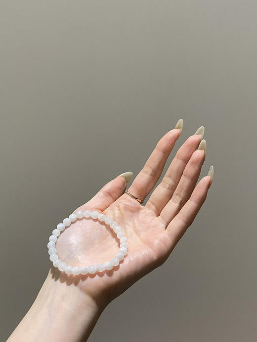 斯里兰卡白月光石手串 商品图1