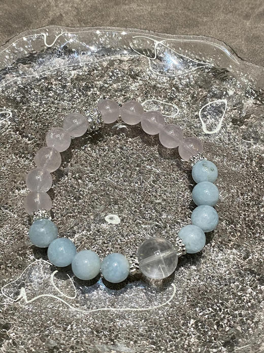 海蓝宝配粉晶 商品图4