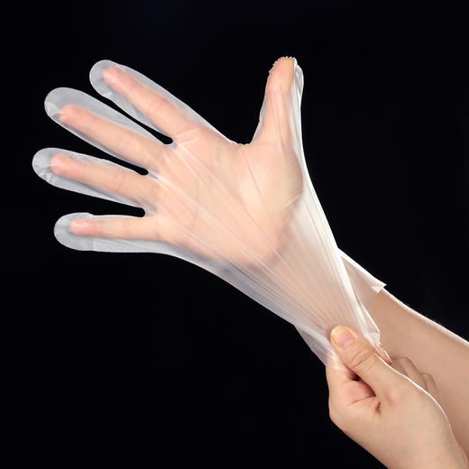 【批发】美丽雅一次性厚韧PE手套120只 商品图2