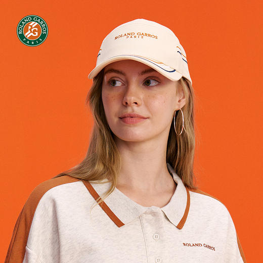 罗兰加洛斯Roland Garros法网米色棒球帽大头围鸭舌帽男女遮阳帽 商品图4