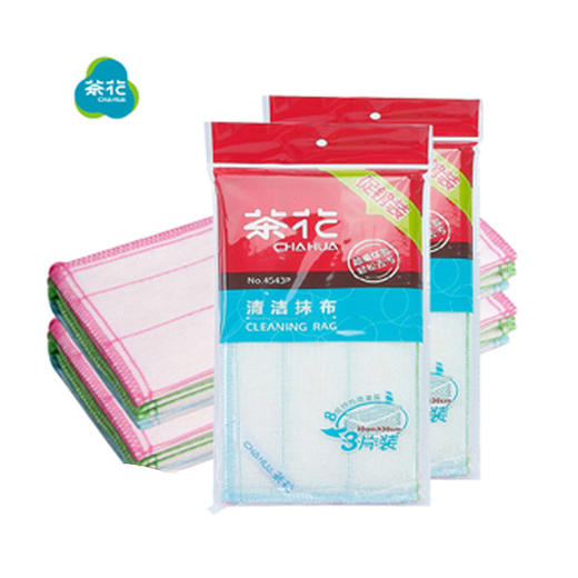 茶花抹布三片装(促销装)（6921489033690） 商品图0