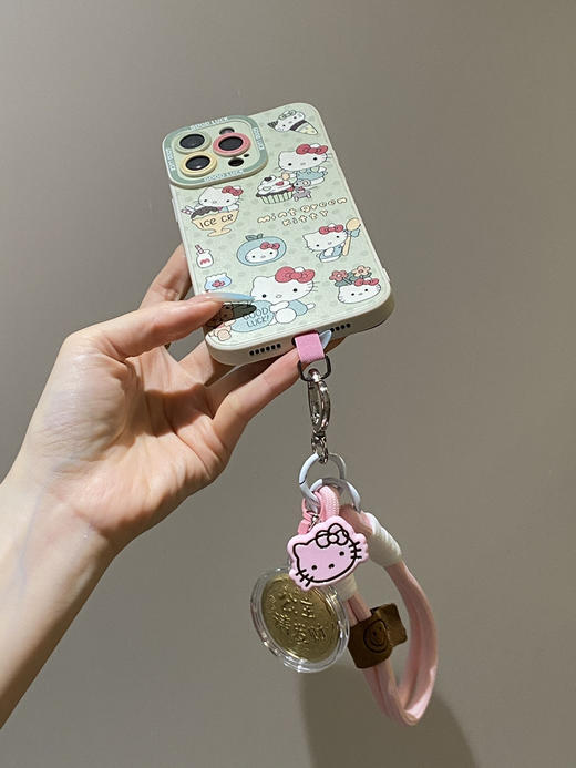 足金公主请发财手机挂件 商品图2