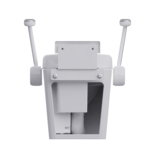 【海尔康养系列智能双扶手马桶XAF6 自动翻盖 助力起身 一键呼救 零压双漩劲冲 强劲又省水 零水压无水压限制 无棱抗菌陶瓷直流无缝座圈 自动冲水 自动除臭 坑距联系客服备注 商品图12