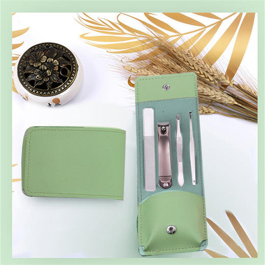 艾逸瑶选 阿西娜马卡龙修容修甲工具5件套 GJ-8012 商品图2