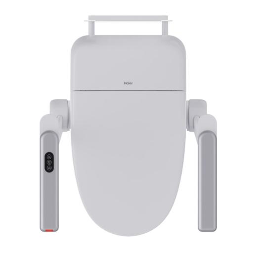 【海尔康养系列智能双扶手马桶XAF6 自动翻盖 助力起身 一键呼救 零压双漩劲冲 强劲又省水 零水压无水压限制 无棱抗菌陶瓷直流无缝座圈 自动冲水 自动除臭 坑距联系客服备注 商品图7