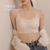 【超值两件装！轻薄兔耳】冰皮 粉底液内衣女隐形无痕大胸显小收副乳固定杯背心式美背文胸罩。ry 商品缩略图1