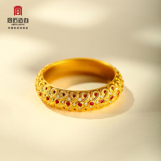 宫匠造办 愿长久黄金戒指 商品图1