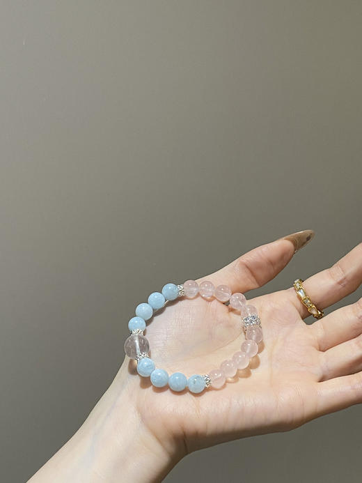 海蓝宝配粉晶 商品图1