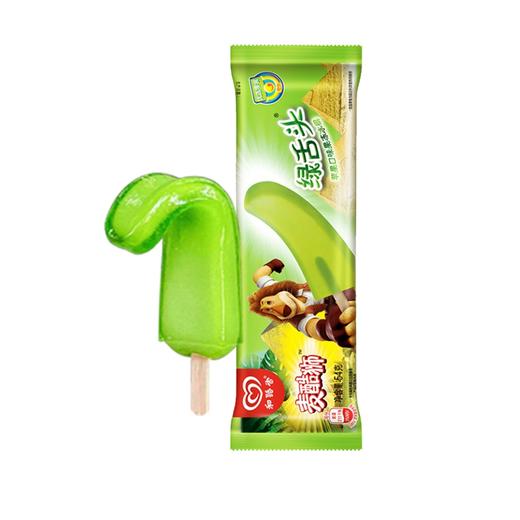 54g麦酷狮绿舌头苹果口味果冻冰棍 商品图0