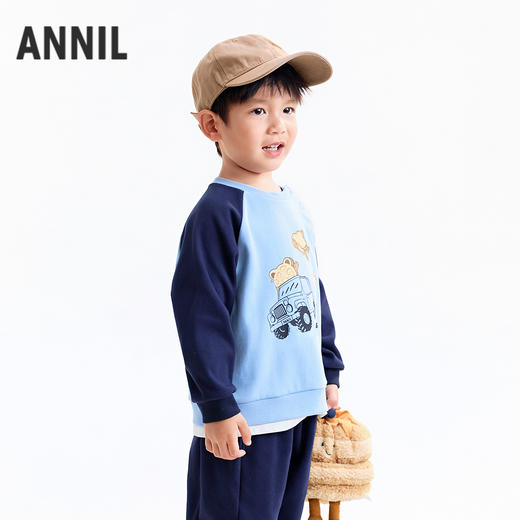 【实体店同款】男童针织套装秋季新款安奈儿童装XB531167 商品图2