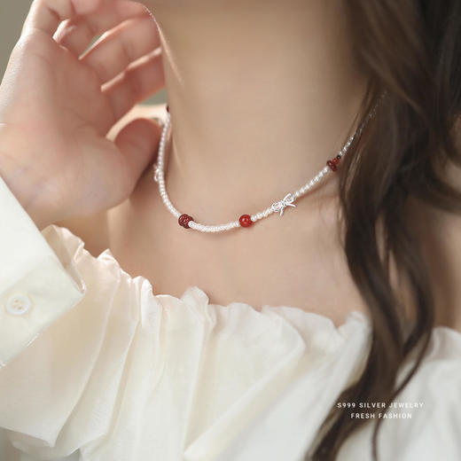 KaerFan--梦幻流光珍珠系列 | 耳饰/项链/手链 小众设计感 精致优雅 简约不挑人 多款可选 商品图7