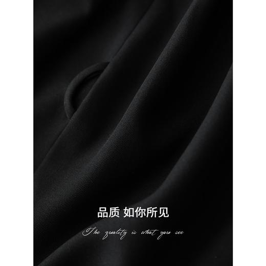 COCOBELLA高智感通勤长款外套纸片人女秋冬系带西装SI3098 商品图4
