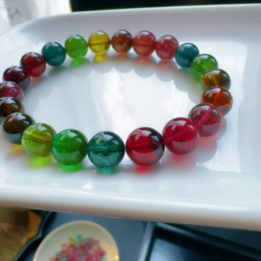 9.4mm单圈彩虹碧玺手串 商品图0