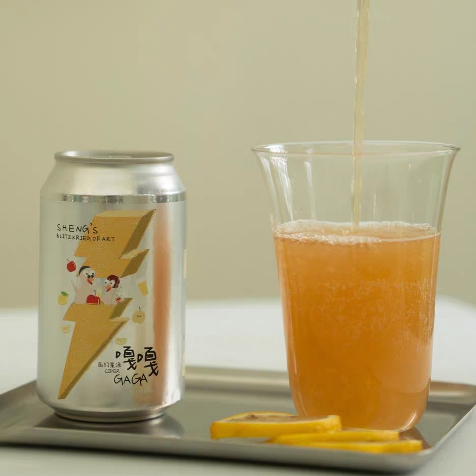 山乘 嘎嘎 柠檬鸭屎香西打 330ml