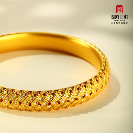 宫匠造办 愿长久黄金手镯 商品图1