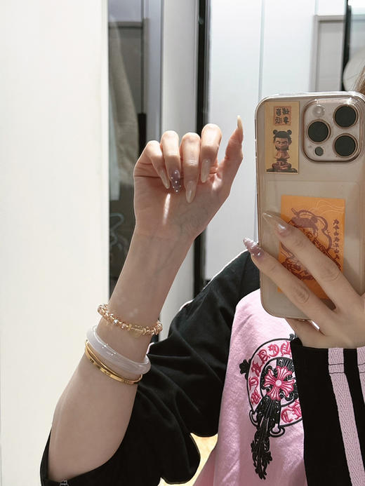 华子手串配暴力黄水晶 商品图3