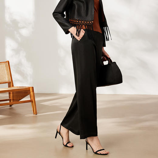 TANGY Collection天意2025秋季新品商场同款女休闲裤L253500 商品图1