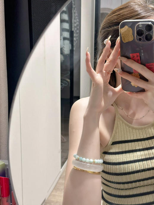天然糯种翡翠手串 〰️ 商品图4