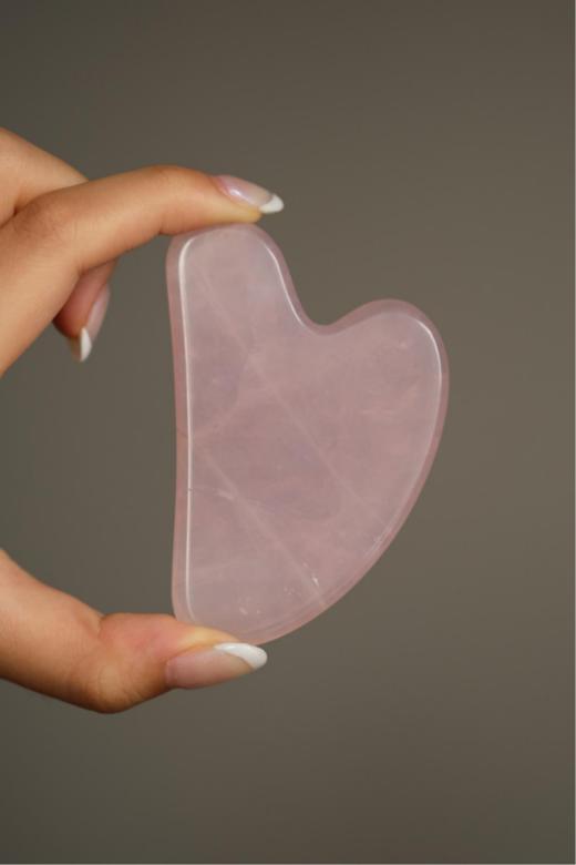 粉水晶按摩仪 水晶按摩板 刮痧板按摩脸部美容棒确保天然无注胶～ 商品图3