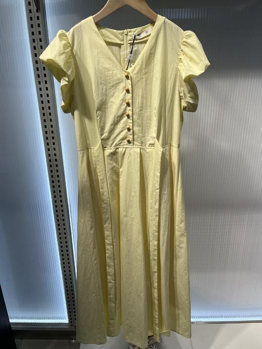 P&X设计师女装2025夏季 梭织连衣长裙 825208166 黄色 商品图0