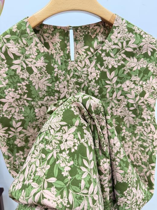 斜裁印花连衣裙 商品图5