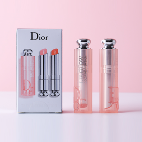 【老版清仓】Dior/迪奥变色魅惑润唇膏 小样 1.4g*2支（001#+004#）