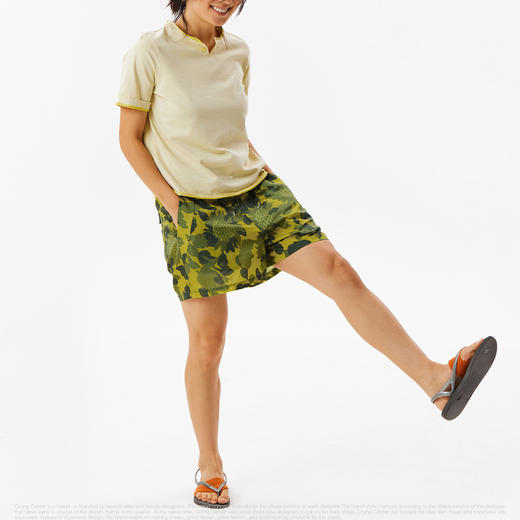 CryingCenter向日葵松紧腰抽绳三伞兵裤夏季半透休闲短裤哭喊中心 商品图2