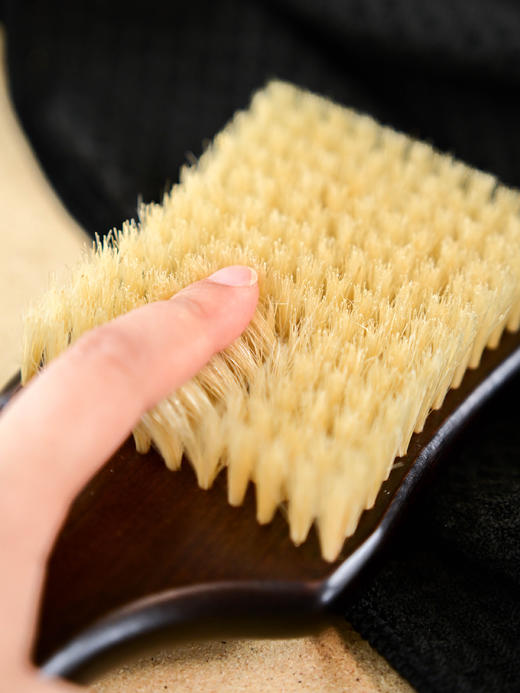 搭配沐浴油更佳❗️伊能静和董洁强烈安利❗️ 粗糙皮逆天改命❗️【猪鬃毛沐浴刷】 刷毛软硬适中丨干湿两用丨好拿省力！  和“yu见”猪鬃刷同品质‼️ 💰花39买199的品质！ 商品图3
