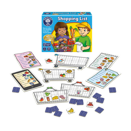 *快慢狐 英国OrchardToys巴士站台  购物清单   疯狂厨师   锻炼匹配记忆10以内加减法训练 益智桌游玩具 商品图8