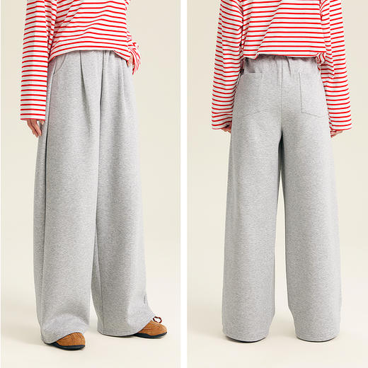 笛莎Deesha青少年女童裤子2025秋季女童长简约慵懒百搭长裤 商品图5