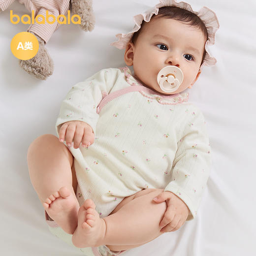 【商场同款】巴拉巴拉婴儿连体衣三角衣2025新款女童甜美精致洋气 商品图1