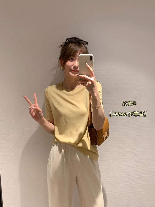 老罗刺绣天丝莱赛尔针织T恤衫 商品图6