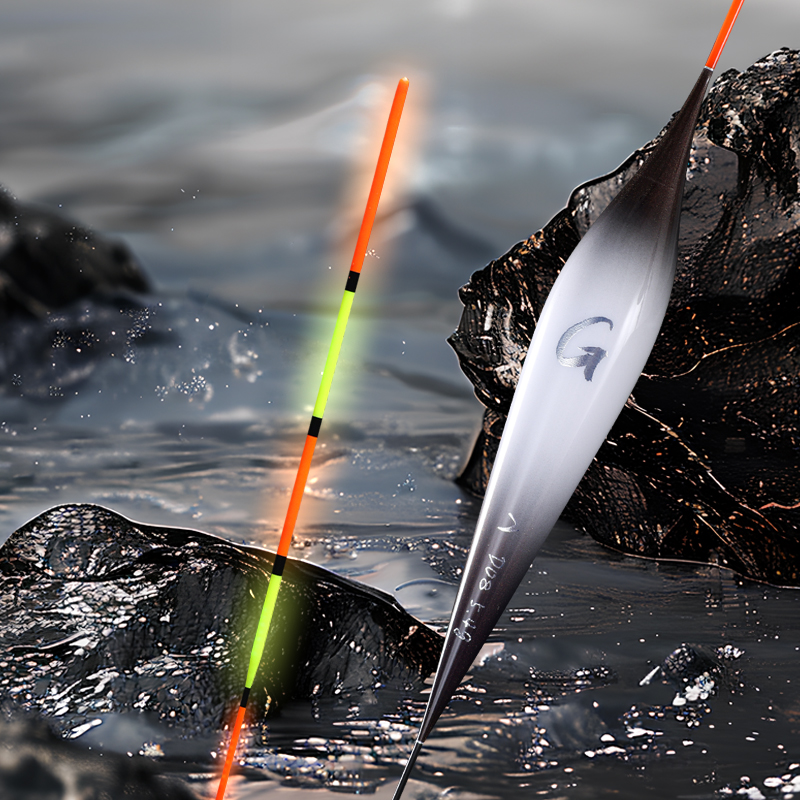 空钩悟道鲢鳙专用电子漂 加粗加长醒目夜光浮漂日夜两用硬尾鱼漂