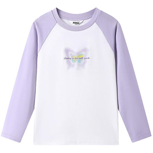 男女童圆领长袖针织衫秋季新款安奈儿童装EM531676 商品图6