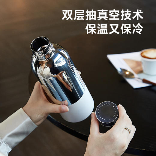 UKA 幻银轻奢保温杯大容量不锈钢材质热水杯保温保冷 商品图4