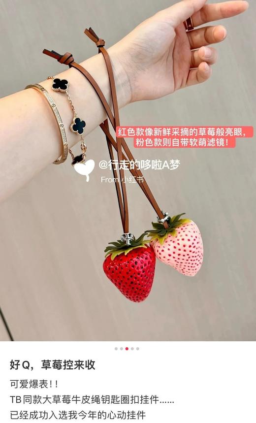 tb草莓挂件！莓有烦恼！ 商品图2