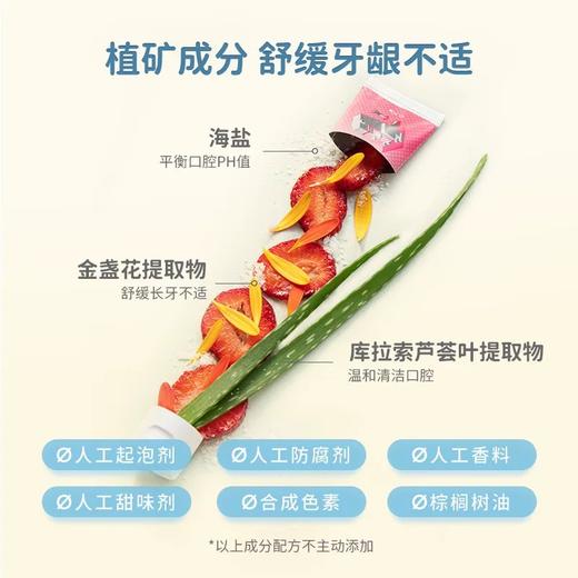 新西兰grin儿童牙膏3-6-12岁含氟换牙期防蛀 商品图1