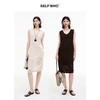 [欧阳娜娜同款]SELFWHO绿绒蒿莱赛尔亚麻连衣裙2025秋新款中长裙 商品缩略图2