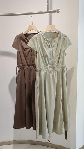 54X027时尚气质收腰款连衣裙