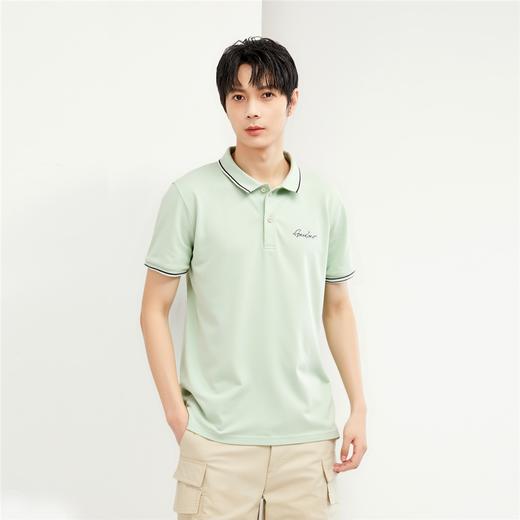 佐丹奴男装刺绣撞色翻领Polo衫 01012256 商品图3