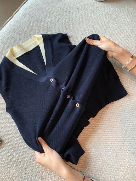 莱赛尔天丝针织假两件马甲 商品图9