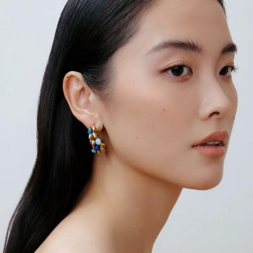 2楼Fellala/翡拉拉「简奢3.0」系列时尚串珠中耳钉简约时尚女耳饰货号925416104吊牌价799现价719 商品图2