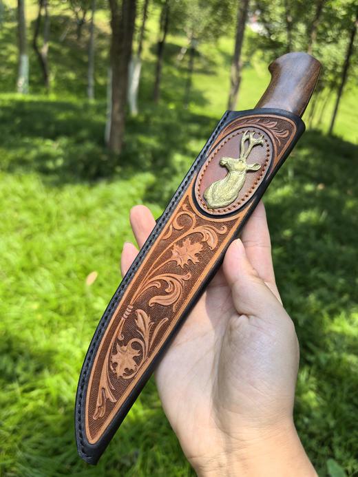 三希堂  现代刀系列 《鹿》大马小猎 未开刃 商品图5