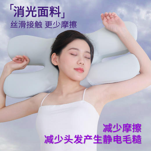 笙观相沐记忆棉枕头 慢回弹记忆棉 颈椎支撑 触感舒适 享受自然好睡眠 商品图8