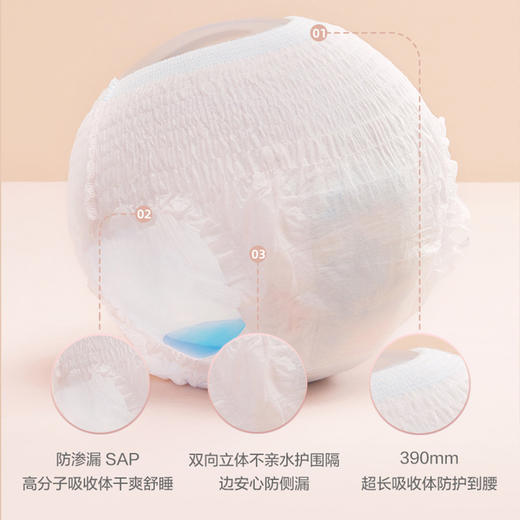 全棉时代 超净吸卫生巾(245*8片2包+28*6片1包+M-L码2条) MS0862 商品图2