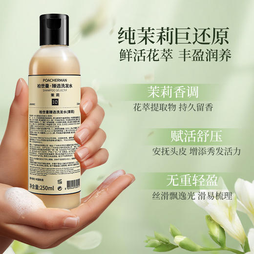 柏世曼臻选茉莉香氛洗发水 温和清洁 改善修复受损深层滋养洗发乳 商品图2